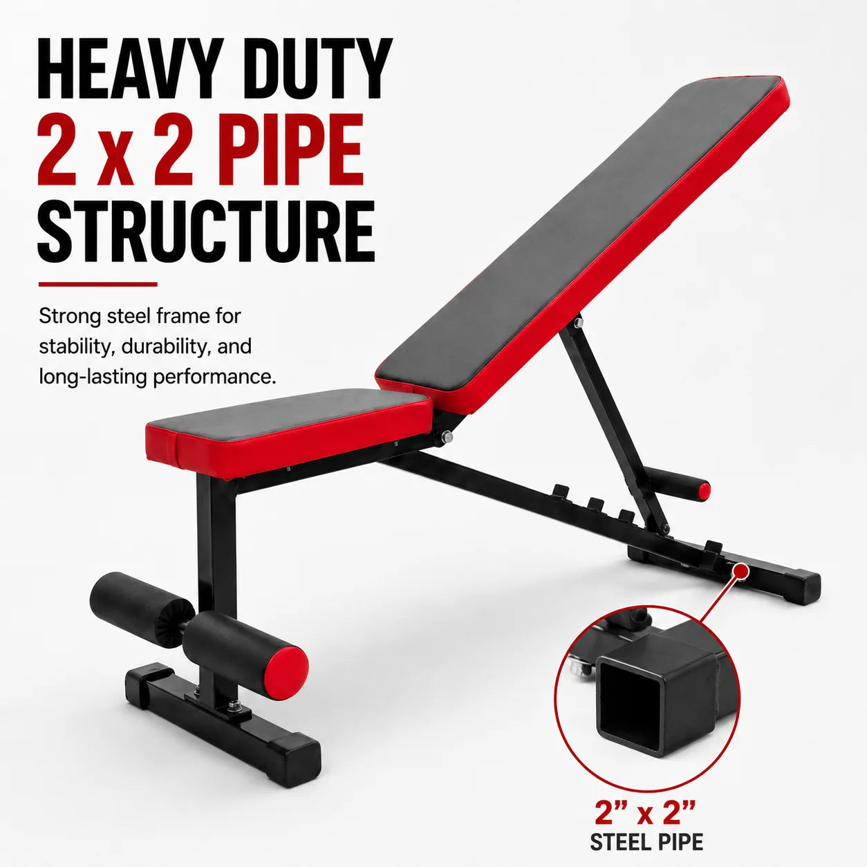 Heavy Duty Adjustable Home Gym Bench