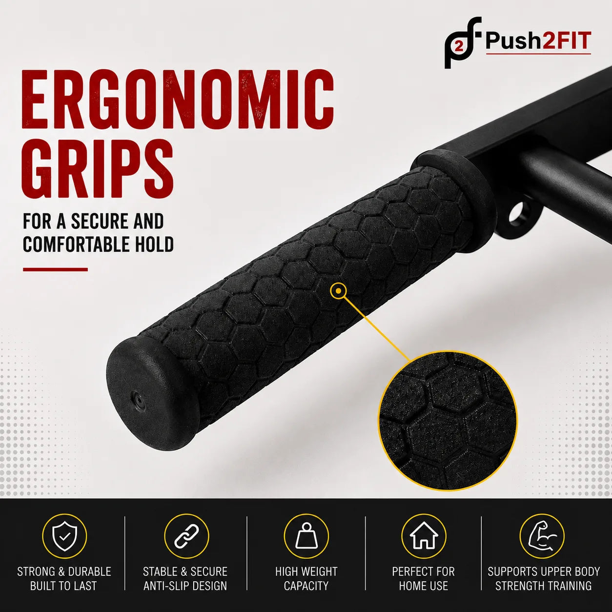Portable Doorway Pull Up Bar for Fitness Training